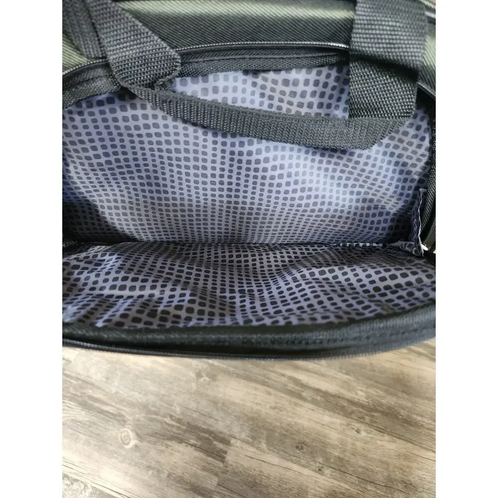 Coleman Green & Black Zip Tote Bag Travel Vacation Business School Lunch Box